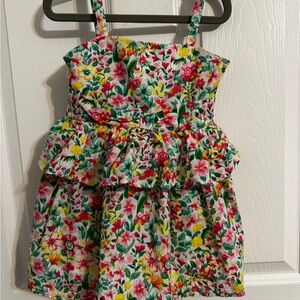 Jamie & Jack Floral Tiered Dress (size 3T)